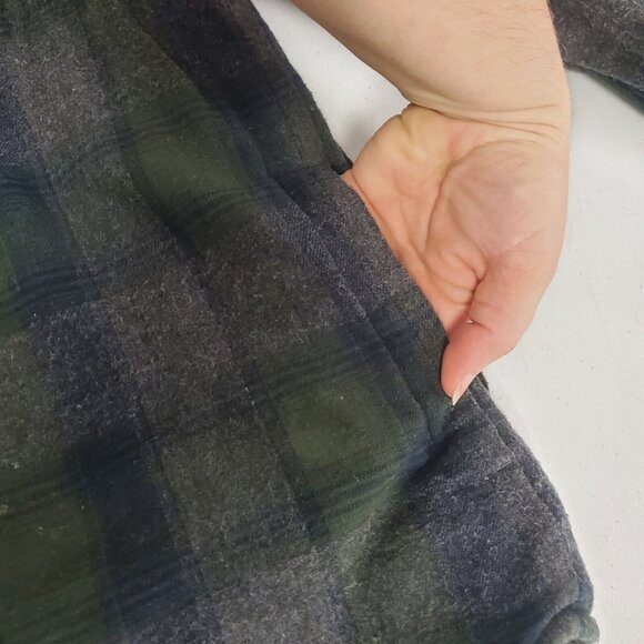 Legendary Whitetails Mens Archer Thermal Lined Flannel Shirt Jacket Size M Green - Picture 5 of 14